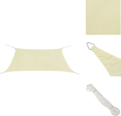 Produktbild von vidaXL Sonnensegel Oxford Gewebe Rechteckig 2 x 4 m Creme - Sonnenschirme & Sonnenschutze