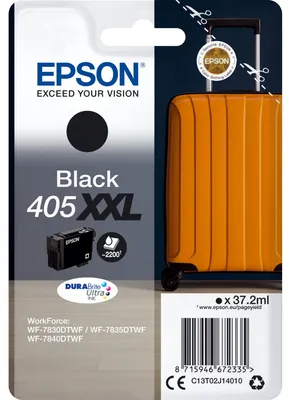 Produktbild von Epson Tintenpatrone schwarz DURABrite Ultra Ink 405XXL T02J1