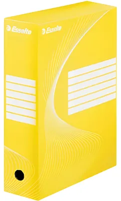 Produktbild von Esselte 128423, Gelb, A4, Landschaftsportrait, 100 mm, 352 mm, 250 mm