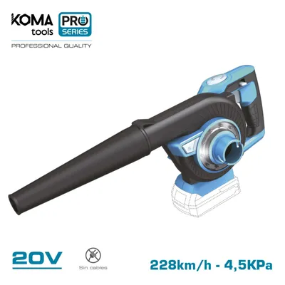 Image de Aspirateur Souffleur Koma 20v Sans Fil, Puissant, Polyvalent Pour Jardin - Koma Tools