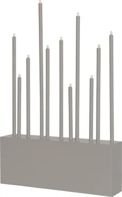 Produktbild von Star Trading 644-38, Leichte Dekorationsfigur, Beige, Weiß, 11 Glühbirne(n), E5, 6,6 W
