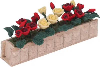 Productafbeelding van 1:12 Miniatuur bloempotjes voor poppenhuizen, lichtgewicht, decoratief, kunststof bloempotten voor kinderen