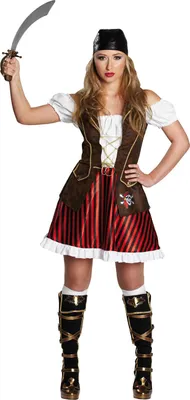 Produktbild von Piraten Lady Piratin Freibeuterin Pirat Karneval Fasching Kostüm 38