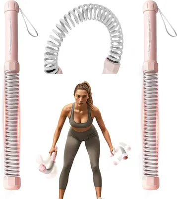 Produktbild von Battle Rope Fitness Seil 2er Set, kabellos, robust Stahl, rutschfeste Griffe, für Home Gym & Krafttraining, Indoor & Outdoor