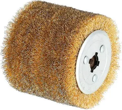 Image de Brosse métallique pour satinage 120 x 100 mm DEDRA