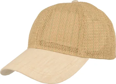 Balke Seegras verstellbare Baseball Cap aus 100% Papier und 100% Leinen in braun