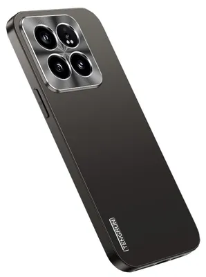 Obrázok produktu pre Ochranné puzdro na mobilný telefón Xiaomi 14 Pro s jemne matným kovovým dizajnom, čierne