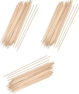Produktbild von Schaschlikspieße Holz 25cm / Ø3mm Grillspieße - Holzspieße 300 Stück