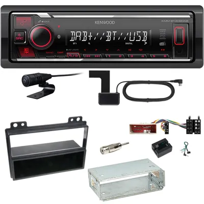Produktbild von Kenwood KMM-BT408DAB Bluetooth Digitalradio Einbauset für Ford Fusion Fiesta