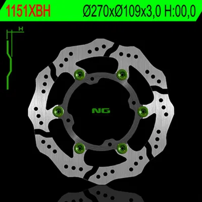 Produktbild von NG BRAKES Bremsscheibe Wave schwimmend