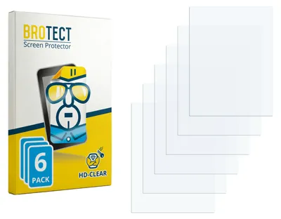 Produktbild von 6x Für Unitech HT510 Schutzfolie BROTECT Displayschutz Display Schutz Folie Klar Transparent
