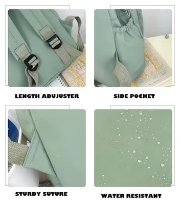 Imagen del producto de Mochila escolar de tamaño mediano, resistente al agua, ideal para la escuela y los viajes