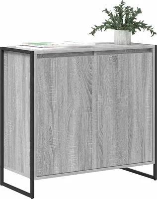 Zdjęcie produktu dla vidaXL Szafka boczna szara Sonoma 79 x 36 x 75 cm Materiał drewnopochodny