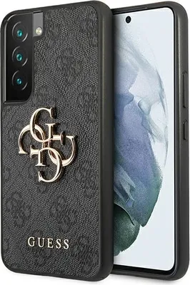 Produktbild von Guess Guhcs22S4Gmggr S901 S22 Šedé/Šedé Pevné Pouzdro 4G Velké Kovové Logo