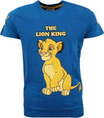 Produktbild von Disney König Löwen Simba Kinder kurzarm T-Shirt – Blau / 92
