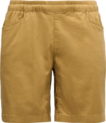 Beige Shorts von Black Diamond; Modell "Notion Shorts"; mit elastischem Bund und zwei seitlichen Taschen.