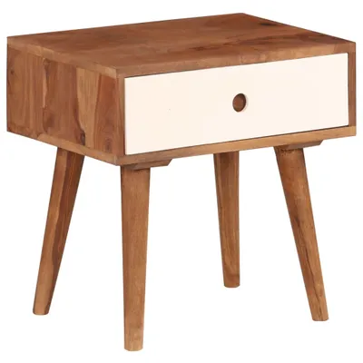 Produktbild von Nachttisch Massivholz Akazie 45x30x45 cm