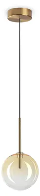 Produktbild von Ideal Lux 345345 EQUINOXE Pendelleuchte D150mm 1xG4 Kupfer
