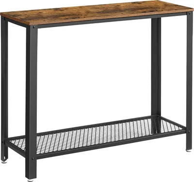 Zdjęcie produktu dla Półka ciemny brąz konsola do przedpokoju BEGRYF 101,5x35x80