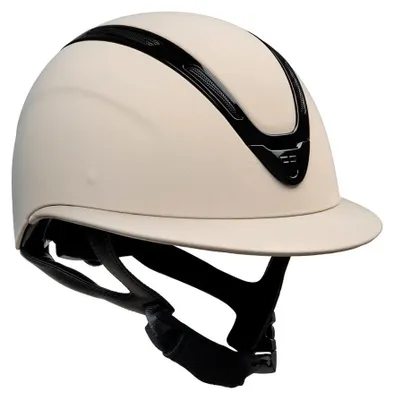 Immagine prodotto di Equestro Apocalipse Casco da donna con visiera larga e calotta rivestita in tessuto, beige, 58-60 cm