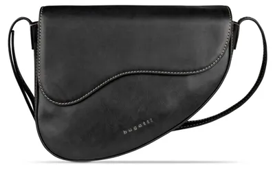 Produktbild von bugatti Leder Umhängetasche Sadie Ladies Bag Black schwarz