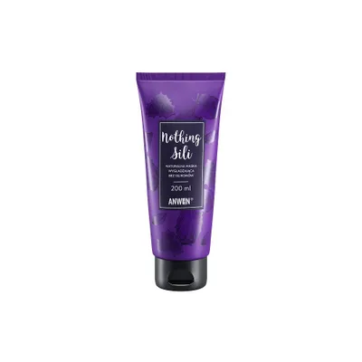 A purple tube of ANWEN NOTHING SILI Glättungsmaske 200ml is shown against a white background.