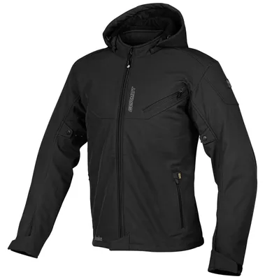 Productafbeelding van Germot Snake waterdichte softshell motorjas, zwart, maat S