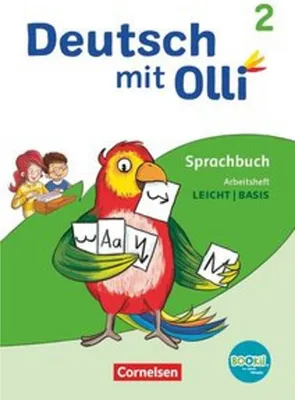 Zdjęcie produktu dla Deutsch mit Olli 2. Schuljahr. Arbeitsheft Leicht / Basis