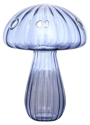 Produktbild von Mini-Pilzvase, bunte transparente Glasvase für Hydrokultur, Blumenvase, Heimdekoration