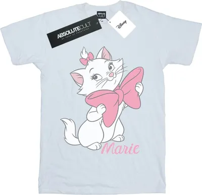 Produktbild von Disney - "Aristocats Bow" T-Shirt für Damen BI18006 (M) (Weiß)
