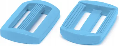 Immagine prodotto di Regolatori in pelle blu 20 mm, set da 10 pezzi