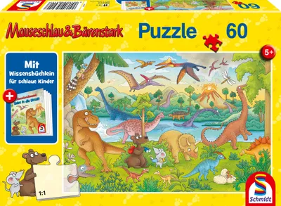 Produktbild von Reise in die Urzeit, 60 Teile, mit Add-on (Wissensbüchlein)
