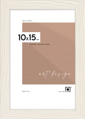 Produktbild von LUCA® Frames, FDM, Bilderrahmen, Farbe Cremeweiß, 10x15 cm