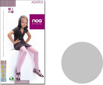 Produktbild von Kinder-Strumpfhose aus Viskose AGATKA Silver 146-152