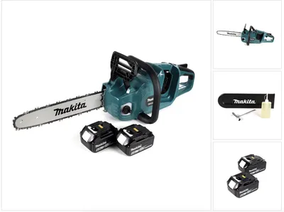 Produktbild von Makita DUC 355 G2 Akku Kettensäge 36V ( 2x18V ) Brushless 35 cm + 2x 6,0 Ah Akku - ohne Ladegerät