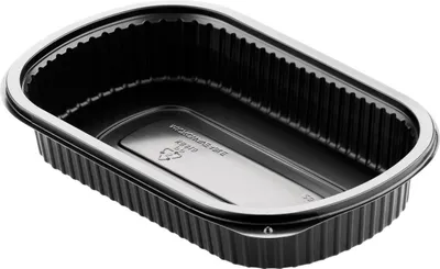 Produktbild von 250x DUNI Menübox 240 x 150 x 40 mm Schwarz ungeteilt
