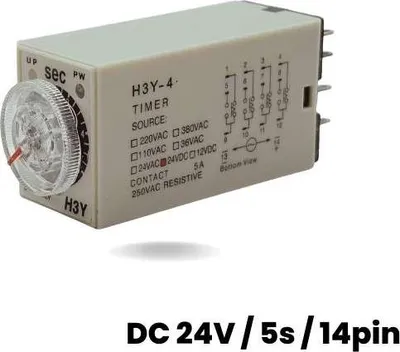 Obrázek produktu pro Elektronické časové relé DC 24 V / 5 s / 14 pinů
