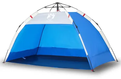Produktbild von vidaXL Strandzelt 2 Personen Azurblau Quick Release Wasserdicht