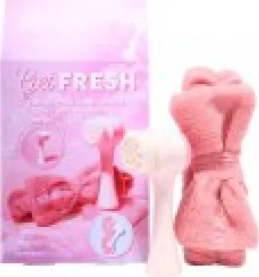Immagine prodotto di Set regalo Sunkissed Haut Get Fresh Spazzola per la pulizia del viso e fascia soffice per capelli