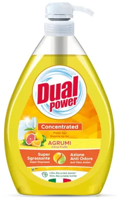 Produktbild von DUAL Power Geschirrspülmittel Zitrusfrüchte 1L