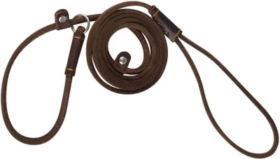 Imagen del producto de Correa de cuero para perros, ajustable, de 1,5 metros, ideal para perros pequeños, correa para paseos