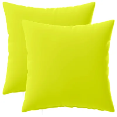 Obrázok produktu pre vidaXL Vankúšový poťah, 2 kusy, farba: svetlozelená, rozmer: 35 x 35 cm, materiál: polyester