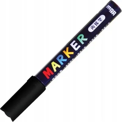 Produktbild von Acrylmarker 1-2 mm schwarz MG 4778 A'6
