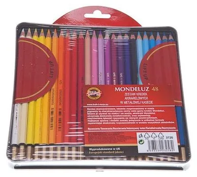 Produktbild von Koh-I-Noor MONDELUZ Aquarellstifte 48 Farben
