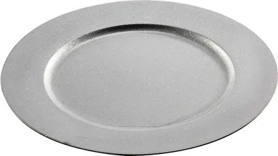 Produktbild von Dekoteller "Glitter", silber, ca. 33cmD