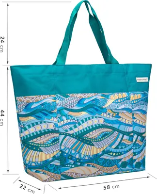 Produktbild von The Ocean Oversized paisley bag The ultimate shopping bag heavy duty - ocean
