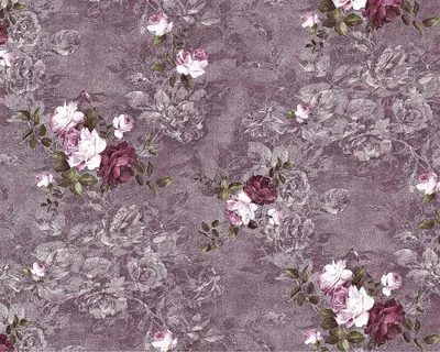 Produktbild von EDEM 9045-25 Blumen Tapete Romantisch matt violett aubergine wein-rot 10,65 m2