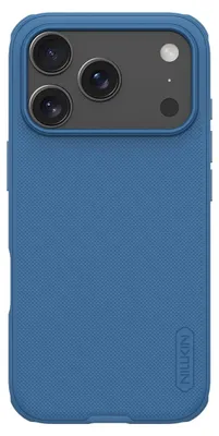 Produktbild von Nillkin, Hülle Super Frosted Pro für iPhone 17 Pro im Bi-Material-Design, Blau