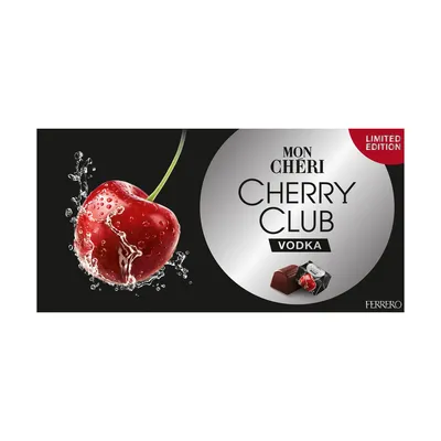 Produktbild von Mon Cheri Cherry Club Vodka Kirschen mit einem Hauch von Vodka 157g