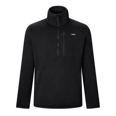 Produktbild von Regatta - "Barlee" Fleece-Oberteil für Herren, mit kurzem Reißverschluss RG13339 (3XL) (Schwarz)